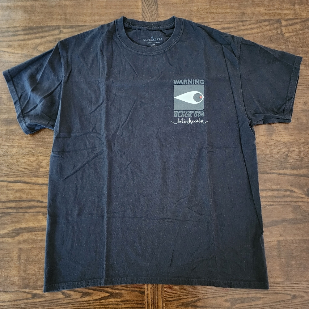 Blvck Scvle "Watch Your Back" Graphic T-Shirt - Size Large